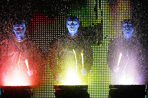 Blue Man Group Family New Year's Eve